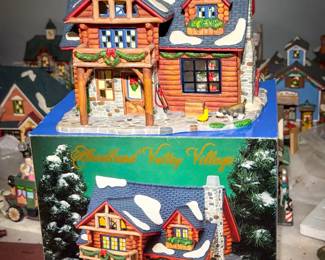 Village Porcelain Lighted Houses