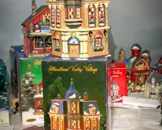 Village Porcelain Lighted Houses