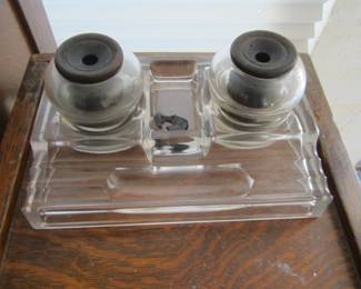 Gustav Seng Busch Art Deco Inkwell