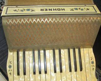 Vintage M. Hohner Accordian