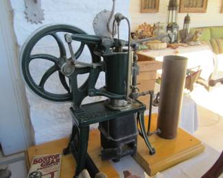 Rider Ericsson Hot Air Water Pumping Engine (circa 1880)