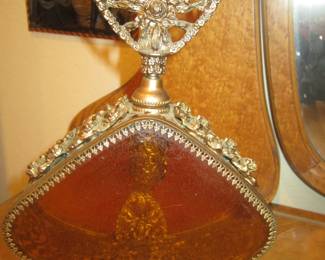 Hollywood Regency Filigree Perfume Bottle