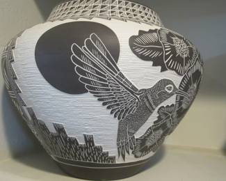 Michael & Robin Romero Acoma Hand Etched