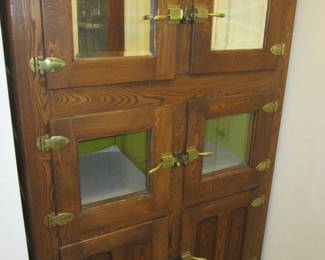 This is a great piece. Six Drawer Antique Ice Box