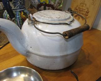 Vintage Cast Iron Kettle