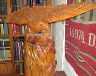Solid Carved Eagle