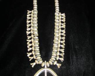 Navajo Sterling Squash Blossom K.R. Morgan