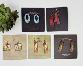 175 DCDesignsFivePairArtEarringCollection