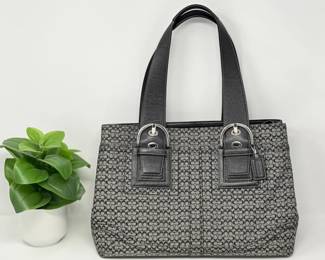 6 CoachSohoSignatureToteBag