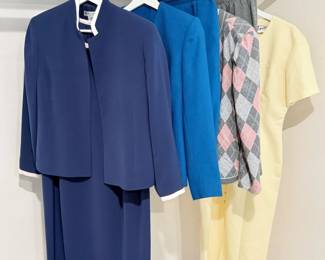 74 WomensTwoPieceSuitsYellowDressLot
