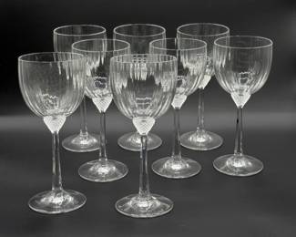 7 VilleroyBochOctavieClaretCrystalWineGlasses