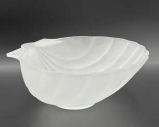 141 FrostedGlassShellBowl