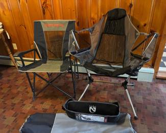 Lot 2: Camp Chair and Camp Rocker