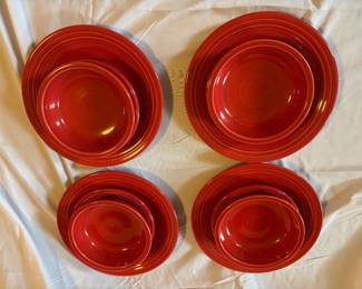 Lot 1: Fiestaware Plates and Bowls