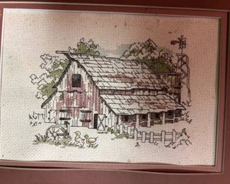 Lot 63: Cross Stitch Pictures (3)