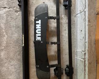 Lot 11: Thule Locking Bicycle Rail/Rack Set