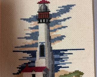 Lot 64: Cross Stitch Artwork