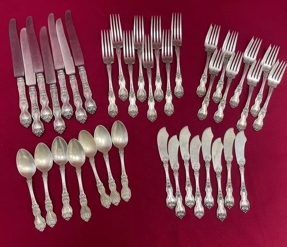 Wallace Sterling Silver Flatware Set