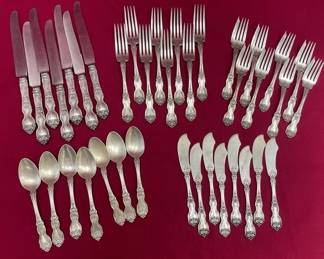Wallace Sterling Silver Flatware Set