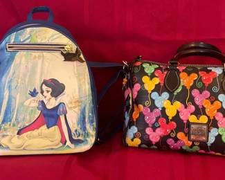 Disney Dooney Bourke Handbag and Loungefly Snow White Mini Backpack