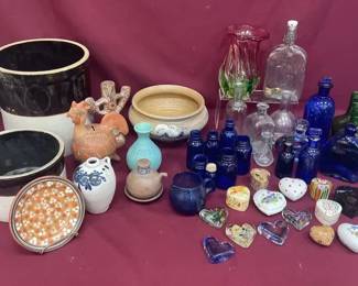 Vtg Antique Glassware, Ceramics More