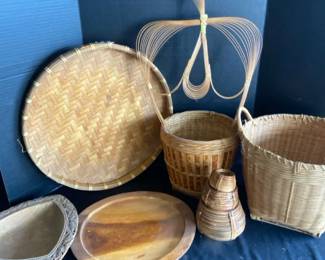 Some Wooden and Woven Decor
