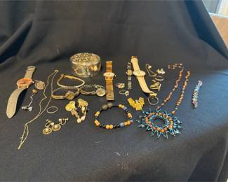 Costume Jewelry and Watches