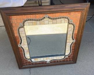 Mosaic Tile Wall Mirror