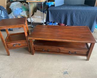Coffee Table and Matching End Table