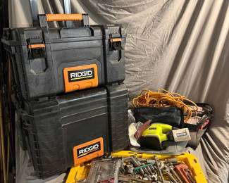 Ridgid Duel Toolbox and Misc Tools