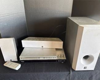 Yamaha DVD Player and Speakers