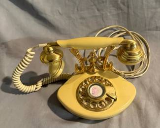 Vintage Yellow Telephone