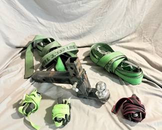 Tow Hitch Receiver and Straps
