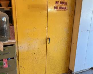 Justrite Double-Door Flammable Liquid Storage Cabinet