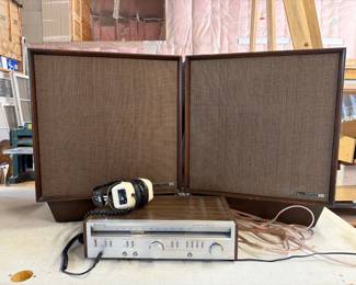 Kenwood Receiver & RCA Speakers