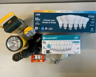 Light Bulbs and Flash Lights