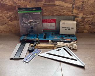 Hand Planes, Hand Drill, Tap & Die Set and Workshop Tools