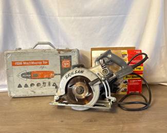 Circular Saw, Oscillating Multi-Tool and Belt Sander
