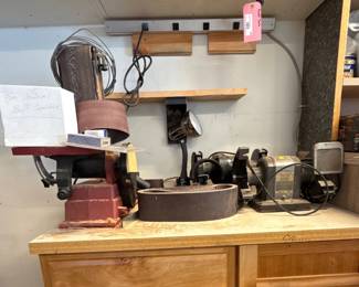 Belt and Disc Sander, Bench Grinders and Sanding Abrasives