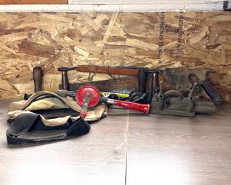 Hand Planes, Manual Hand Drill, Draw Knives and Saw