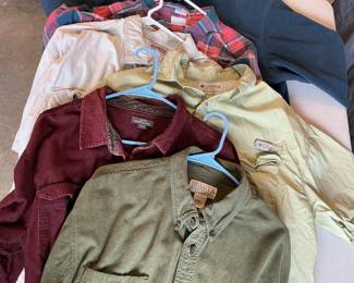 Men's Columbia, Duluth Trading and Eddie Bauer