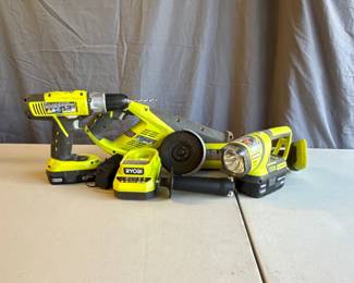 Ryobi ONE+ 18V Cordless Power Tools and Charger