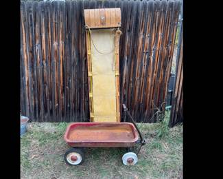 Sled and Wagon