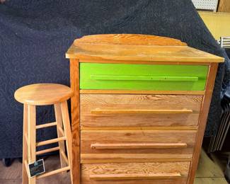 Dresser and Barstool
