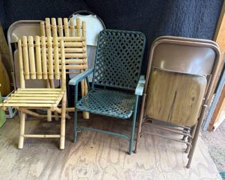 Assorted Folding Chairs