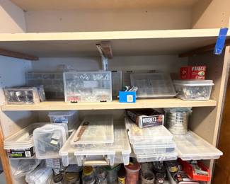 Workshop Hardware, Fasteners, and Storage Organizers