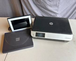 Laptop, All-In-One Printer and Digital Photo Frame