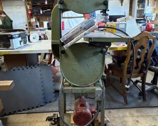 Delta Milwaukee Band Saw on Mobile Base