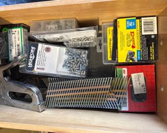 Fasteners, Collated Nails, Staples, and Manual Staple Gun