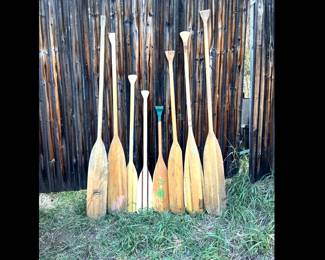 Wood Canoe Paddles